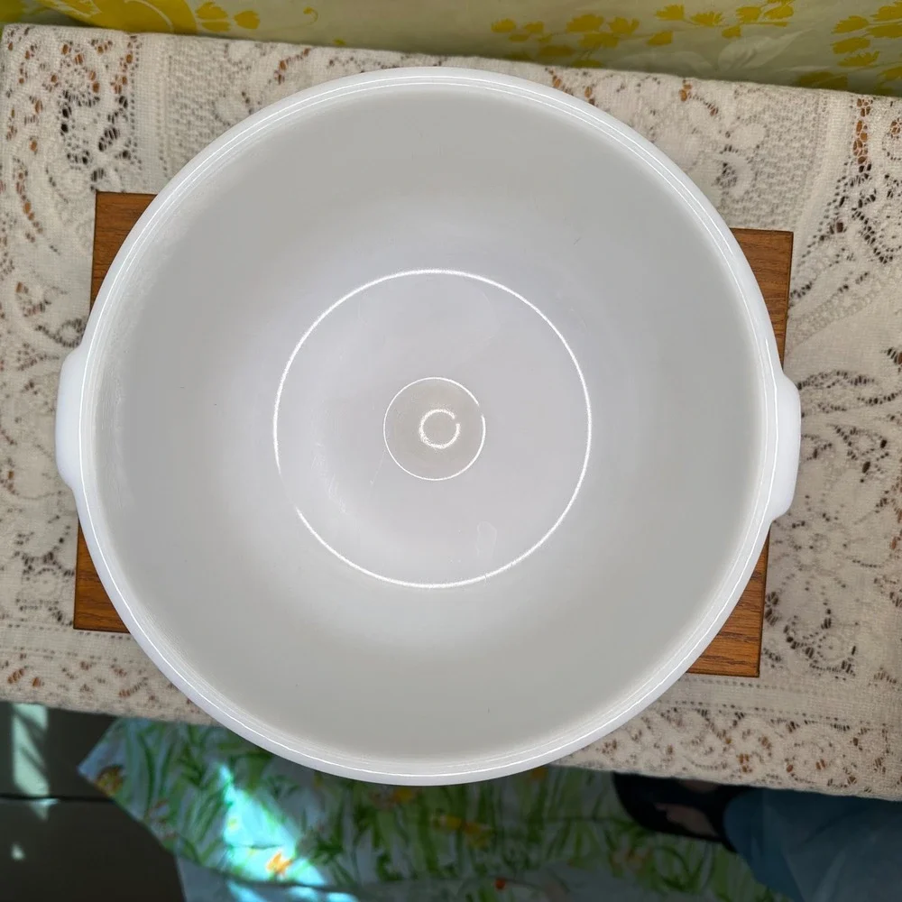 Vintage Sunbeam Mixmaster White Milk Glass Mixing Bowl 9 Inch Large Replacement
